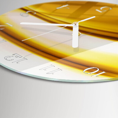Glas wanduhr Abstrakte Kunst