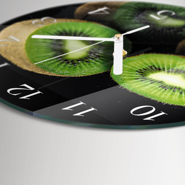 Glas wanduhr Kiwi