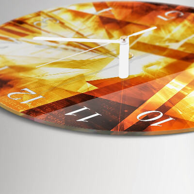 Glas wanduhr Abstraktion
