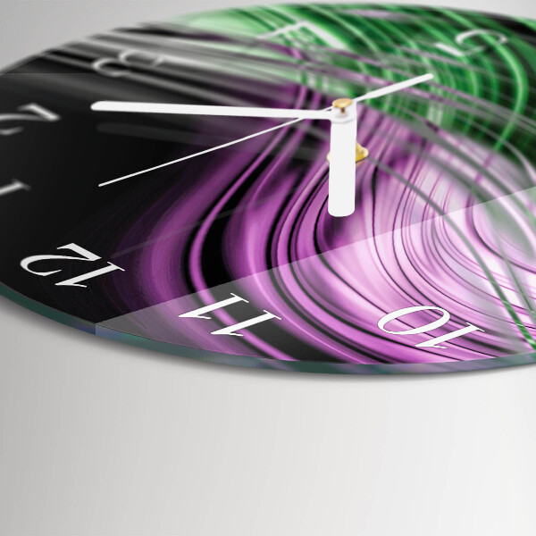Glas wanduhr Abstrakte Kunst