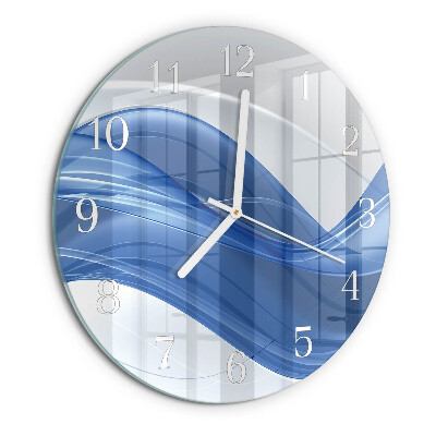 Glas wanduhr Abstrakte Linien