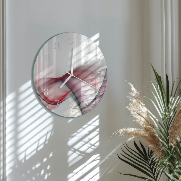 Glas wanduhr Abstrakte Kunst
