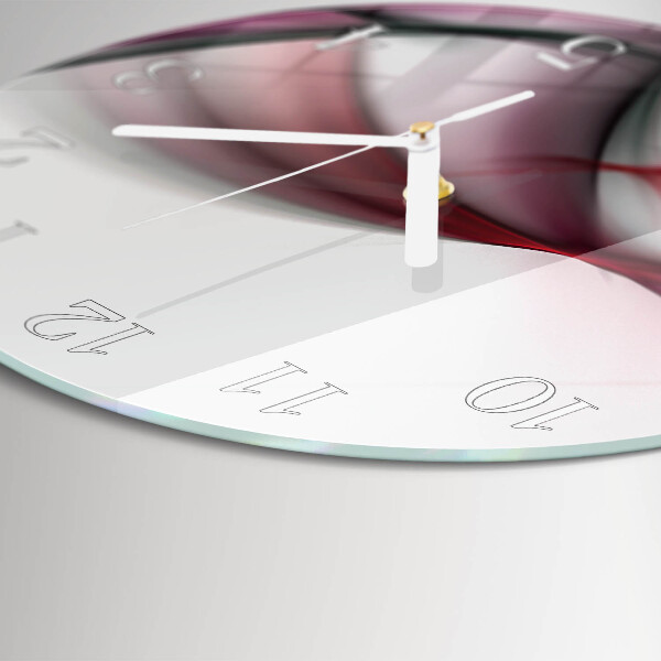 Glas wanduhr Abstrakte Kunst