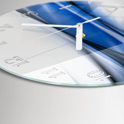 Glas wanduhr Abstrakte Linien