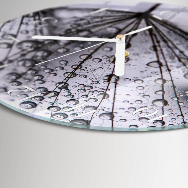 Glas wanduhr Löwenzahn
