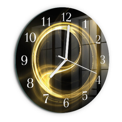 Glas wanduhr Abstraktionskreis