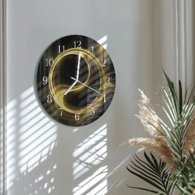 Glas wanduhr Abstraktionskreis