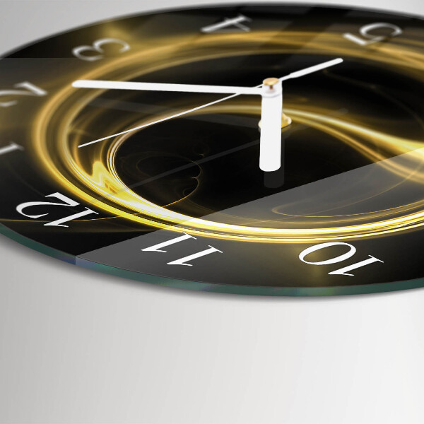Glas wanduhr Abstraktionskreis
