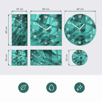 Glas wanduhr Horizont