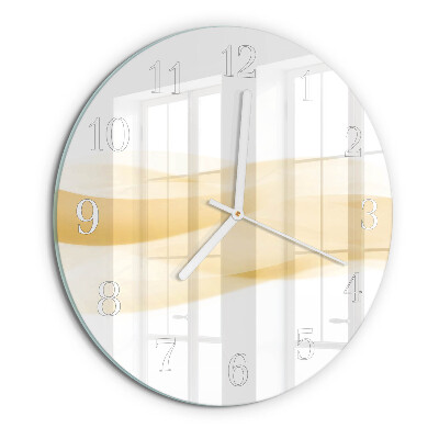 Glas wanduhr Abstrakte Welle