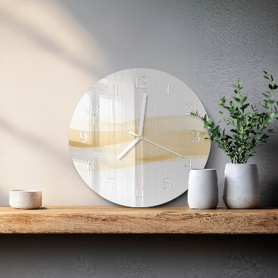 Glas wanduhr Abstrakte Welle