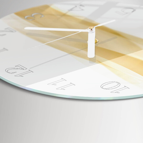 Glas wanduhr Abstrakte Welle