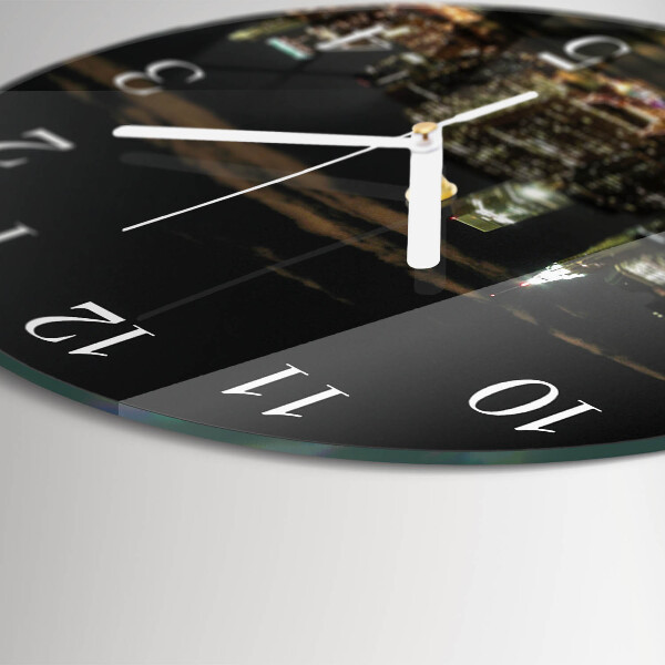 Glas wanduhr Horizont
