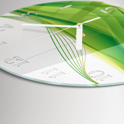 Glas wanduhr Abstrakte Linien