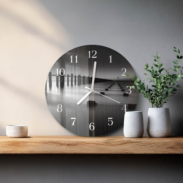 Glas wanduhr Meer