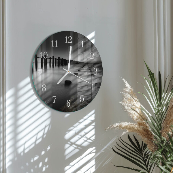 Glas wanduhr Meer