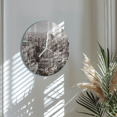 Glas wanduhr Horizont