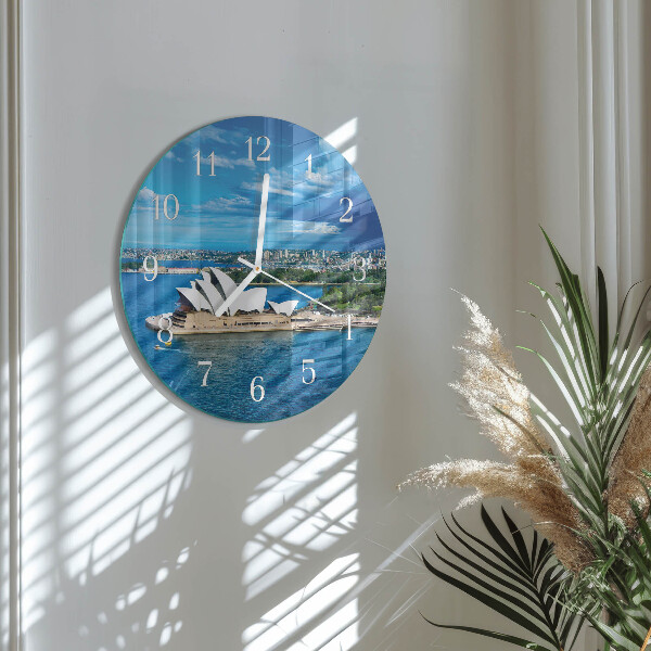 Glas wanduhr Opernhaus von Sydney