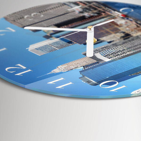 Glas wanduhr Horizont