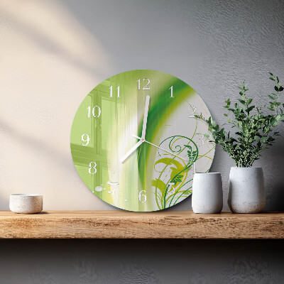 Glas wanduhr Modellanlage