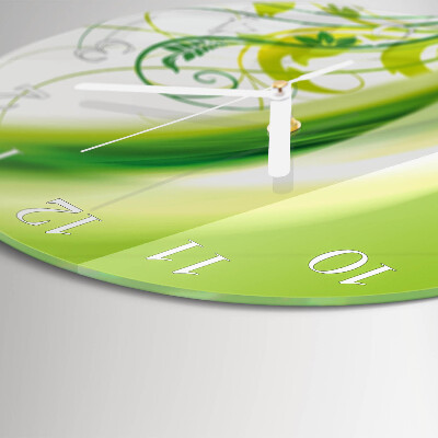 Glas wanduhr Modellanlage
