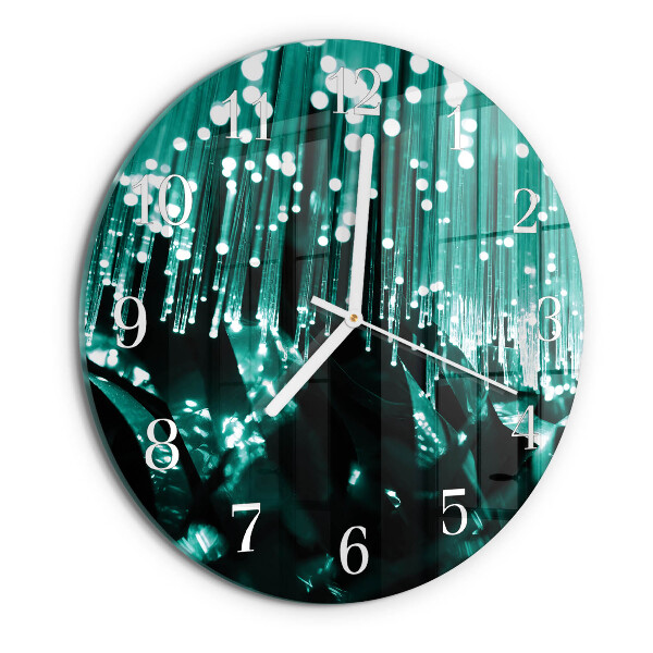 Glas wanduhr Glasfaser