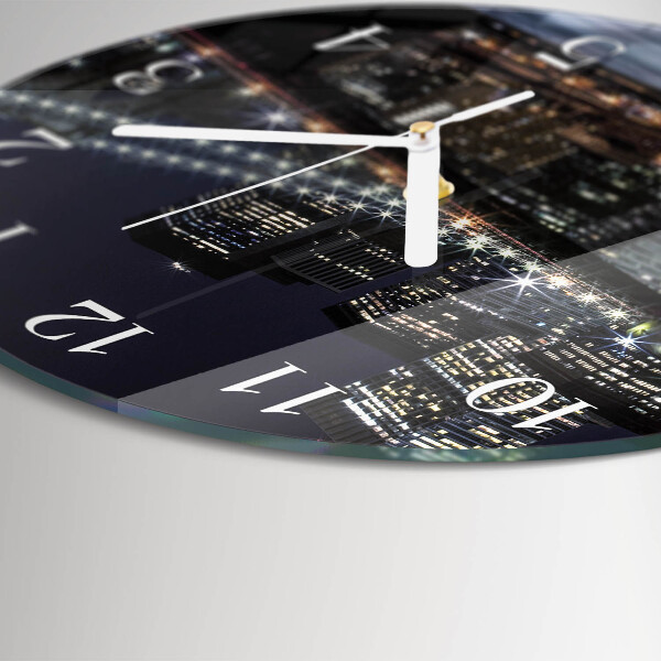 Glas wanduhr Horizont