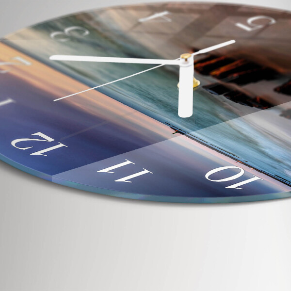 Glas wanduhr Strand Meer