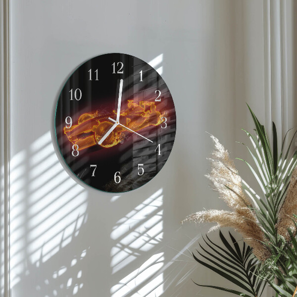 Glas wanduhr Schrott