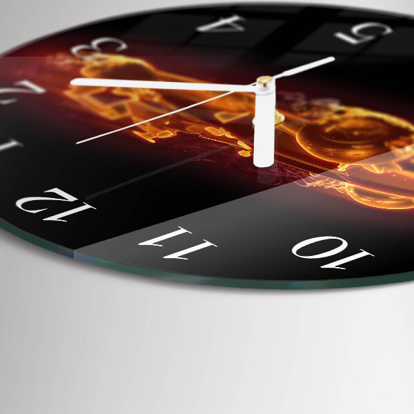 Glas wanduhr Schrott