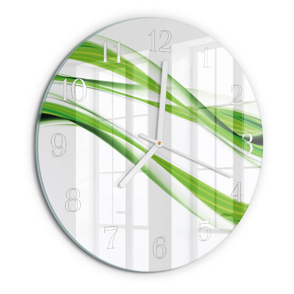 Glas wanduhr Abstrakte Linien