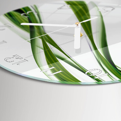 Glas wanduhr Abstrakte Linien