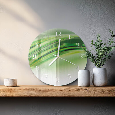Glas wanduhr Abstrakte Kunst