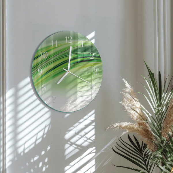 Glas wanduhr Abstrakte Kunst