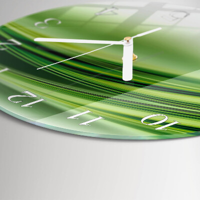 Glas wanduhr Abstrakte Kunst