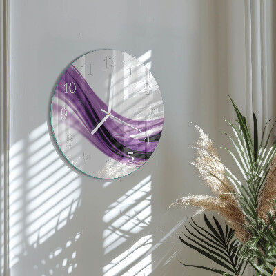 Glas wanduhr Abstrakte Kunst