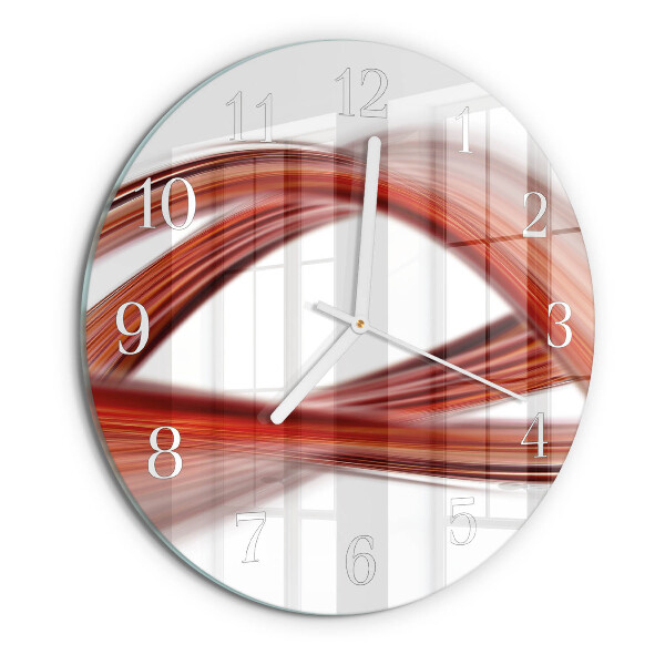 Glas wanduhr Abstrakte Linien