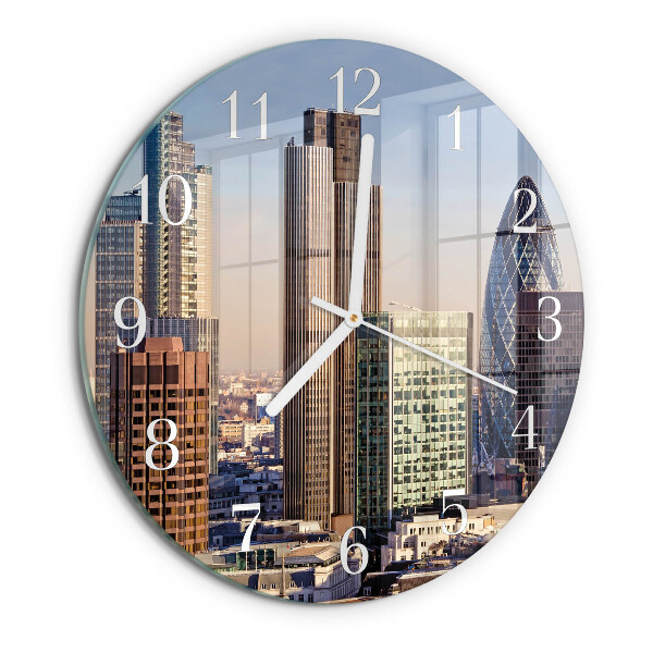 Glas wanduhr Horizont