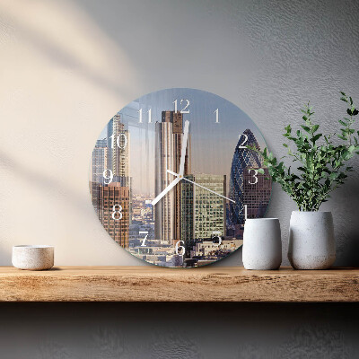 Glas wanduhr Horizont