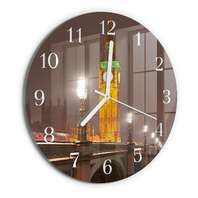 Glas wanduhr Big Ben