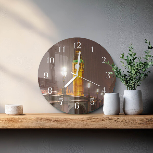 Glas wanduhr Big Ben