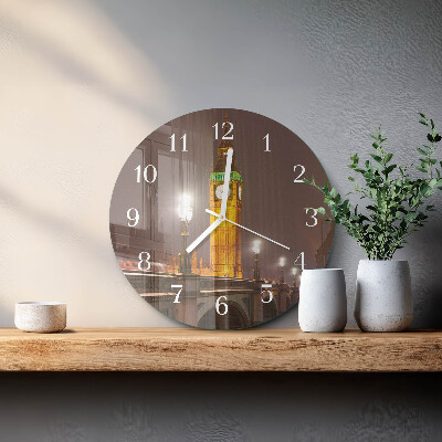 Glas wanduhr Big Ben