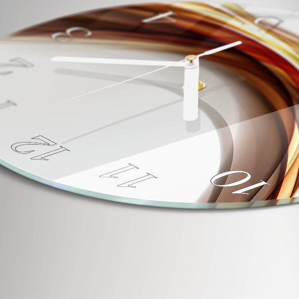 Glas wanduhr Abstrakte Linien