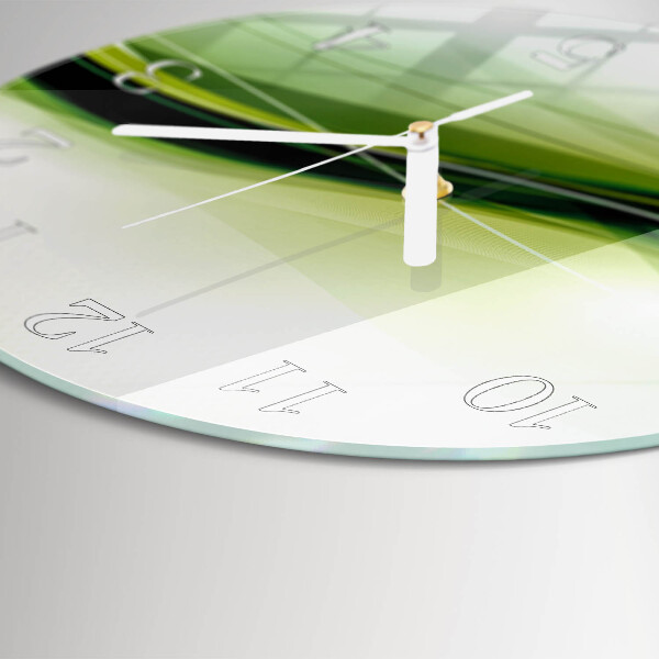 Glas wanduhr Abstrakte Linien