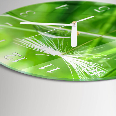 Glas wanduhr Gras