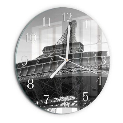 Glas wanduhr Eiffelturm Paris