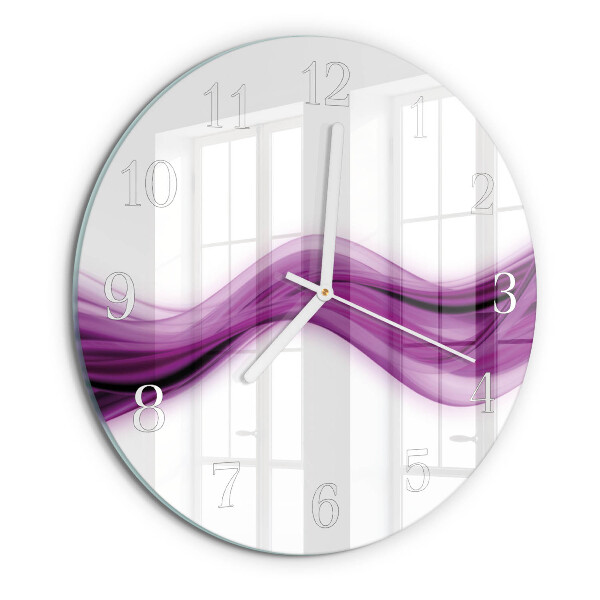 Glas wanduhr Abstrakte Linien