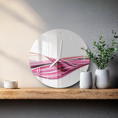 Glas wanduhr Abstrakte Linien