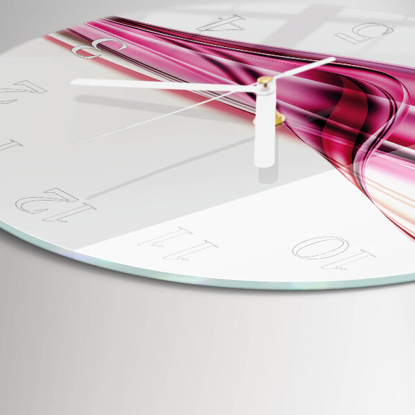 Glas wanduhr Abstrakte Linien