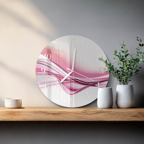Glas wanduhr Abstrakte Kunst
